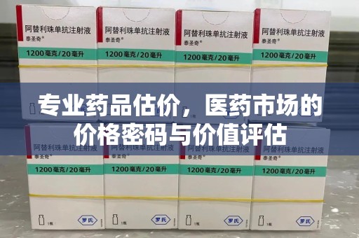咸阳专业药品估价，医药市场的价格密码与价值评估