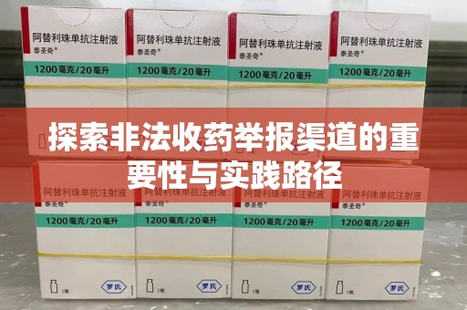 咸阳探索非法收药举报渠道的重要性与实践路径